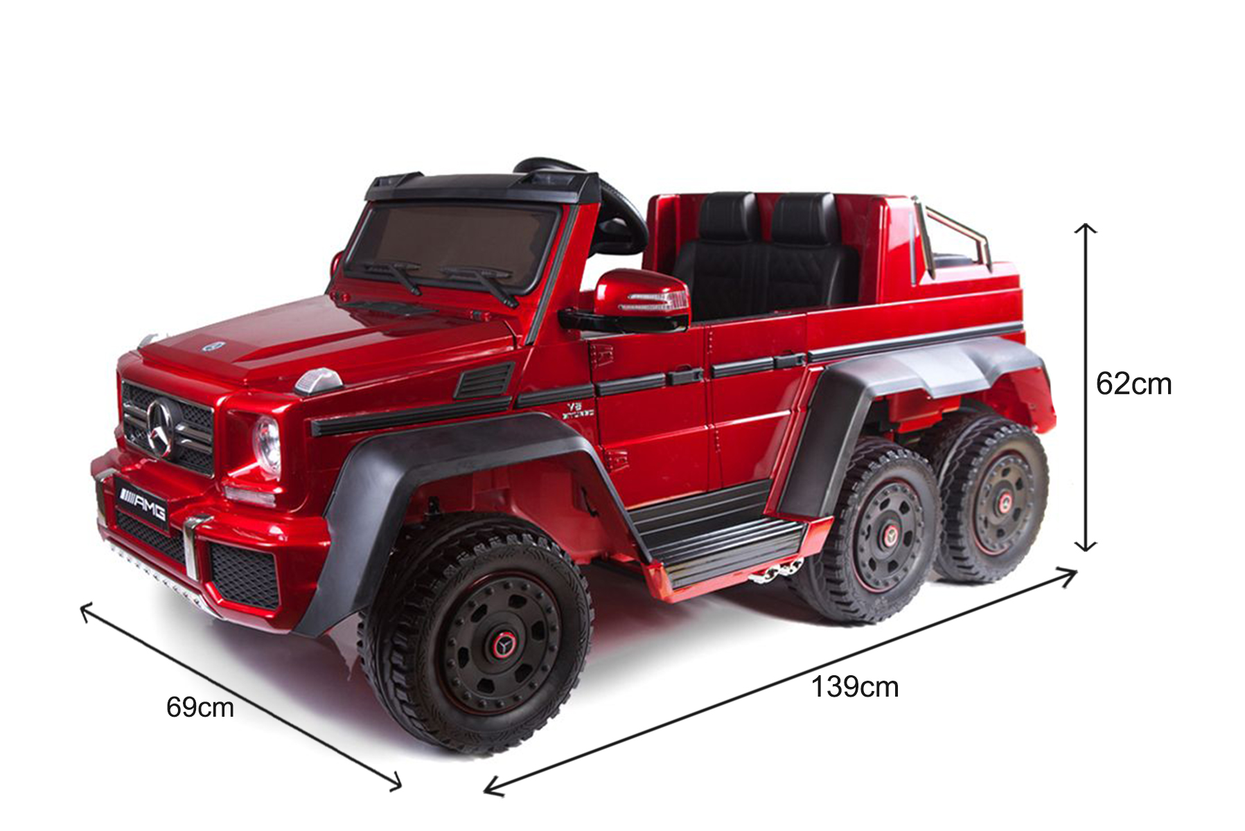 Voiture electrique enfànt 2 places, Mercedes G63 amg 6x6