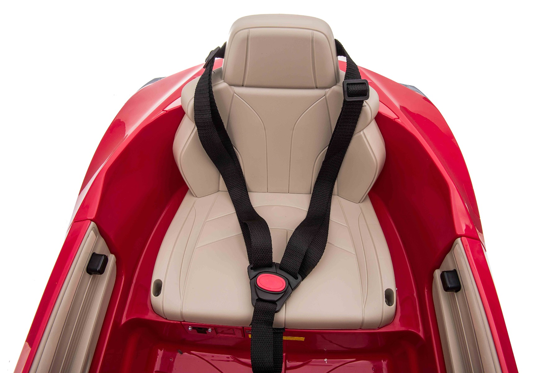 Siège en plastique avec ceinture de sécurité