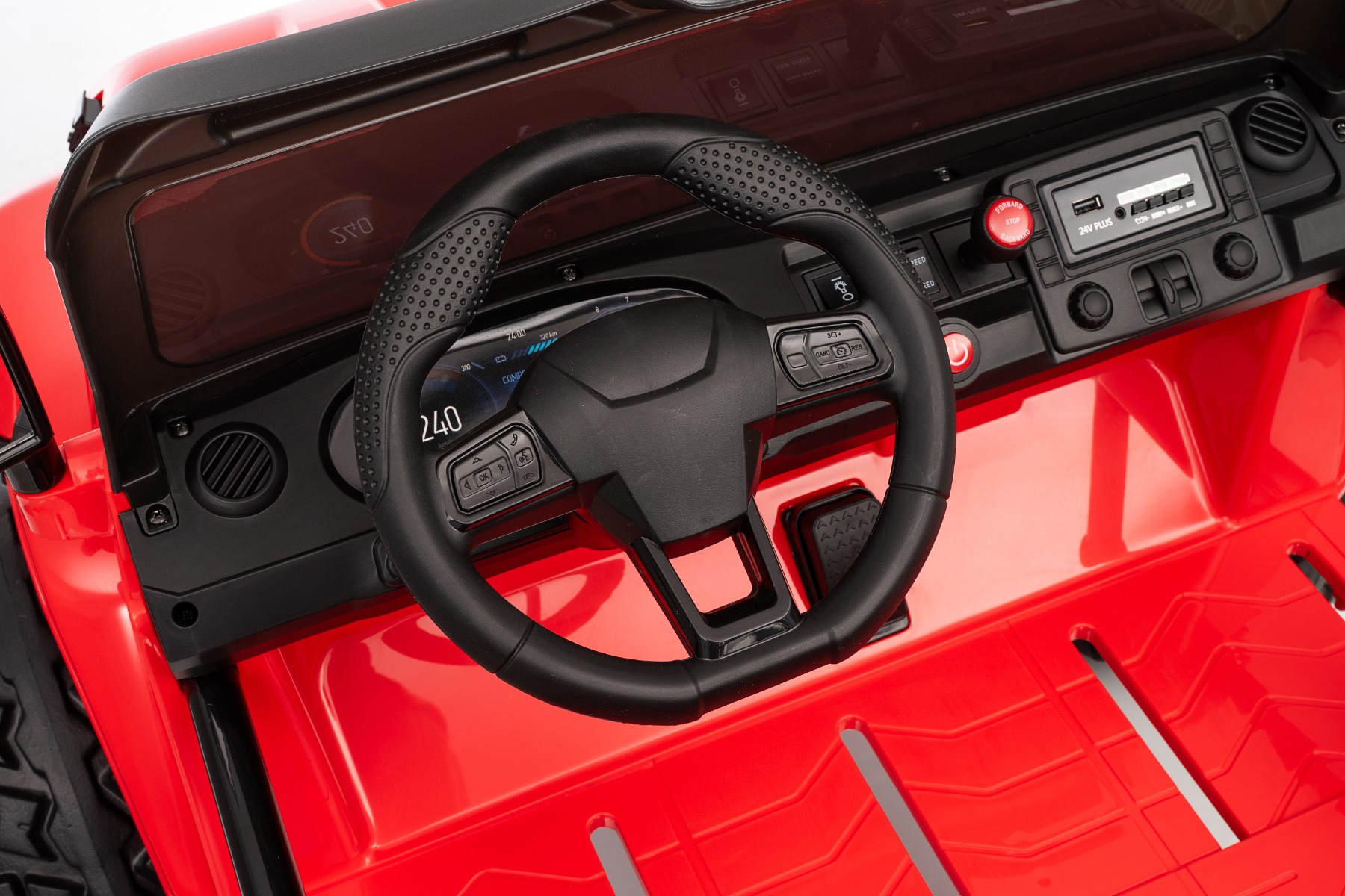 Volant multifonction, lecteur MP3 avec entrée USB/AUX