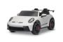 Voiture électrique pour enfants Porsche 911 GT3  24V avec transmission 4x4, blanche, deux places, télécommande 2,4 GHz, entrée USB/AUX, moteurs 200W, suspension, batterie lithium, phares LED à l’avant et à l’arrière, licence ORIGINALE