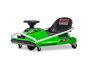 Beneo Motors Kart Électrique Drift 24V, verte, moteur brushless 300W, batterie lithium, mode drift avec une vitesse jusqu’à 14 km/h, châssis en acier robuste, ceinture de sécurité, siège sport, volant multifonction