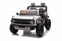 Voiture électrique pour enfants Ford Bronco XL avec propulsion arrière, sous licence (deux places), blanche, batterie au lithium, suspension haute, deux sièges, essieu arrière suspendu, télécommande 2,4 GHz, lecteur MP3 avec entrée USB, lumières LED