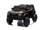 Voiture électrique pour enfants Toyota Landcruiser 12V, noir, siège large monoplace, télécommande 2,4 GHz, entrée USB / AUX, Bluetooth, suspension, batterie au lithium, feux LED, 2 moteurs de 25W, licence ORIGINALE