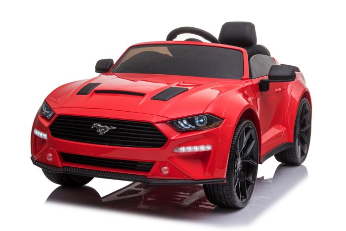 Voiture electrique enfant Ford Mustang 24V rouge roues Soft EVA moteurs 2 x 16000 tr min batterie 24V t l commande 2 4 GHz lecteur MP3 avec