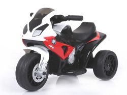 BMW S 1000 RR Tricycle électrique pour enfants, Moto à piles, 3 roues, sous licence, 1x moteur, batterie 6V