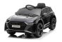 Voiture électrique enfants 12V Audi RS6, Noir, Siège en cuir, Moteur 2x 25W, voiture electrique enfants avec Télécommande 2,4 Ghz, Roues EVA souples, Lumières LED, Démarrage progressif, Licence ORIGINAL