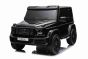 4x4² Voiture électrique pour enfants 12V 2 places Mercedes-Benz G63 AMG, noir, Lecteur MP3 avec entrée USB/AUX, Conduite 4x4, Batterie 12V14Ah, Roues EVA avec suspension, Sièges en similicuir, Télécommande, Licence