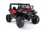Voiture électrique enfants 24V 2 places UTV avec télécommande 2,4 GHz, rouge, Buggy électrique enfant, moteurs 2 X 200 W, Batterie lithium, lumières LED, roues EVA souples, lecteur MP3/USB/SD