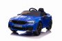 Voiture électrique pour enfants BMW M5, bleue, licence d'origine, alimentée par batterie 24 V, portes ouvrantes, télécommande 2,4 Ghz, roues souples en EVA, lumières LED, démarrage progressif, lecteur MP3 avec entrée USB