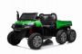 Voiture électrique enfant agricole RIDER 24V 6X6 avec 4 roues motrices 4 X 100W, batterie 24V/7Ah, roues EVA, essieux suspendus, télécommande 2,4 GHz, biplace, lecteur MP3 avec entrée USB / SD, Bluetooth