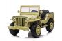 Voiture électrique enfant USA ARMY 4X4, Trois places, Lecteur MP3 avec entrée USB / SD, Suspension intégrale, Éclairage LED, Pare-brise rabattable, Batterie 12V14AH, Roues EVA, Sièges en similicuir, Télécommande 2,4 GHz, 4 x 4 lecteur