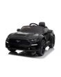 Voiture electrique enfant Drift Ford Mustang 24V, noire, roues Smooth Drift, moteurs 2 x 25000 tr / min, mode Drift à 13 km / h, batterie 24V, lumières LED, roues avant souples en EVA, télécommande 2,4 GHz, siège PU souple, Licence ORIGINALE