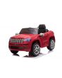 Voiture électrique enfant JEEP GRAND CHEROKEE 12V, ROUGE, Siège en similicuir, batterie 12V / 7AH, Portes qui s'ouvrent, Moteur 2 x 35W, Télécommande 2,4 Ghz, Roues EVA souples, Suspension, Démarrage progressif, Lecteur MP3 avec entrée USB / AUX