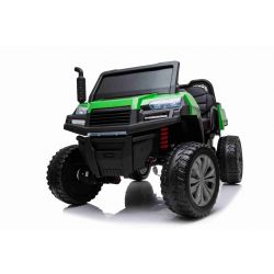 Voiture électrique enfant agricole RIDER 4X4 avec traction intégrale, batterie 2x12V, roues EVA, essieux suspendus, télécommande 2,4 GHz, biplace, lecteur MP3 avec entrée USB / SD, Bluetooth
