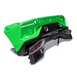 Pare-chocs arrière avec feux arrière inclus - Lamborghini Aventador Biplace peinte en Vert
