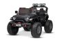 Voiture électrique Beneo Motors OFFRIDE 4x4 Deux places 24V, noir, lecteur MP3 avec entrée USB/AUX, transmission 4x4, batterie au lithium, grosses roues EVA avec suspension aux roues arrière, télécommande, phares LED