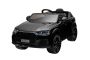 Voiture électrique à conducteur porté Audi Q7 noir, Monoplace, Suspension indépendante, Batterie 12V, Télécommande, Moteur 2 x 35W, Lumières LED, Lecteur MP3 avec entrée USB/AUX, Licence