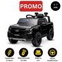 Voiture électrique enfants 4x4 JEEP Wrangler, Noir , Siège double en similicuir, Radio avec entrée Bluetooth et USB, Transmission 4x4, Batterie au lithium, Roues EVA, Essieux de suspension, Télécommande 2,4 GHz, Licence