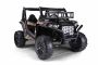 Voiture électrique enfants 24V 2 places UTV avec télécommande 2,4 GHz, Noir, Buggy électrique enfant, moteurs 2 X 200 W, Batterie lithium, lumières LED, roues EVA souples, lecteur MP3/USB/SD