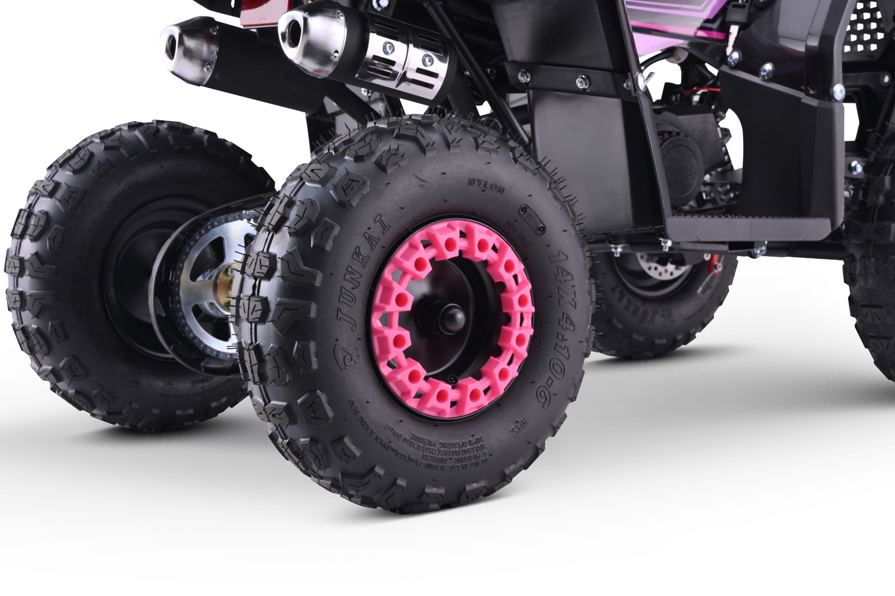 Double échappement sport avec protections
